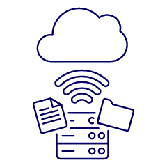 Cloud Connecting 15 Illustration from UX Line Set