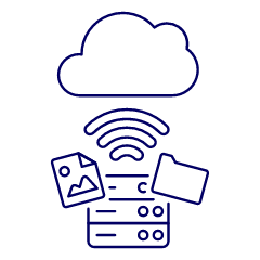 Cloud Connecting 17 Illustration from UX Line Set