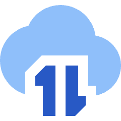 Cloud Data Transfer Icon from Sharp Flat Set