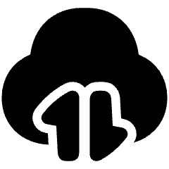 Cloud Data Transfer Icon from Plump Solid Set