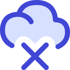 Cloud Delete Icon from Flex Duo Set
