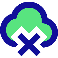 Cloud Delete Icon from Sharp Pop Set