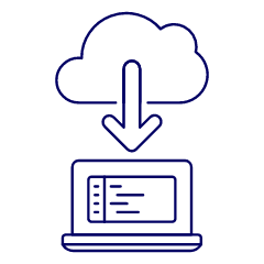 Cloud Download 11 Illustration from UX Line Set