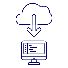 Cloud Download 5 Illustration from UX Line Set