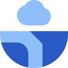 Cloud Globe Icon from Sharp Flat Set