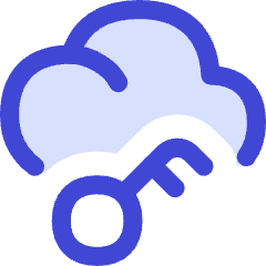 Cloud Key Icon from Flex Duo Set