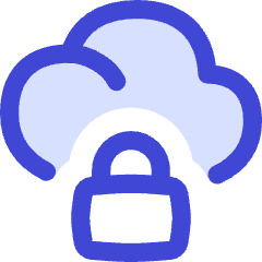Cloud Lock Icon from Flex Duo Set