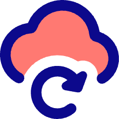 Cloud Refresh Icon from Core Pop Set