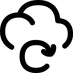 Cloud Refresh Icon from Flex Line Set