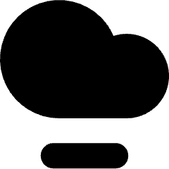 Cloud Remove Icon from Micro Solid Set