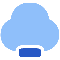 Cloud Remove Icon from Plump Flat Set