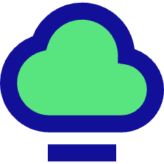 Cloud Remove Icon from Sharp Pop Set