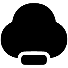 Cloud Remove Icon from Plump Solid Set