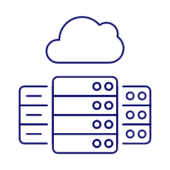 Cloud Server Illustration from UX Line Set