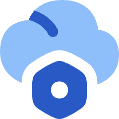 Cloud Setting Bolt Nut Icon from Flex Flat Set