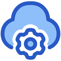 Cloud Setting Gear Icon from Plump Duo Set