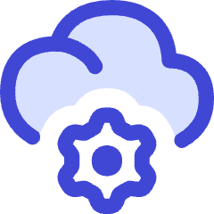 Cloud Setting Gear Icon from Flex Duo Set