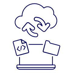 Cloud Upload 10 Illustration from UX Line Set
