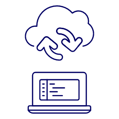 Cloud Upload 11 Illustration from UX Line Set