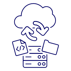 Cloud Sync 16 Illustration from UX Line Set