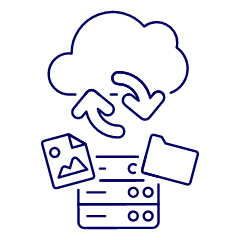 Cloud Sync 17 Illustration from UX Line Set