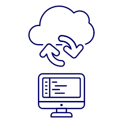 Cloud Sync 5 Illustration from UX Line Set
