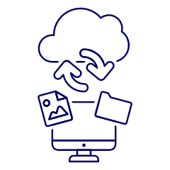 Cloud Sync 6 Illustration from UX Line Set