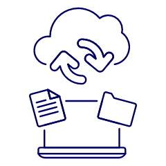 Cloud Sync 9 Illustration from UX Line Set