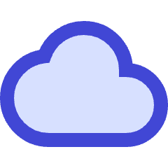 Cloud Icon from Sharp Duo Set