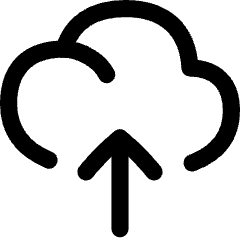 Cloud Upload Icon from Flex Line Set