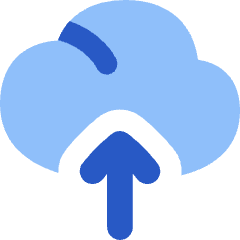 Cloud Upload Icon from Flex Flat Set