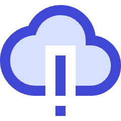 Cloud Warning Icon from Sharp Duo Set