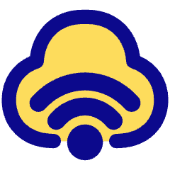 Cloud Wifi Icon from Plump Pop Set