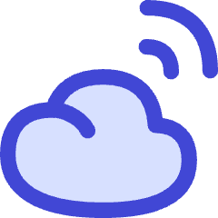 Cloud Wifi Icon from Flex Duo Set