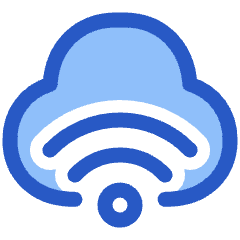 Cloud Wifi Icon from Plump Duo Set