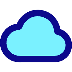 Cloud Icon from Core Pop Set