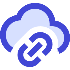 Insert Cloud Link Icon from Sharp Duo Set