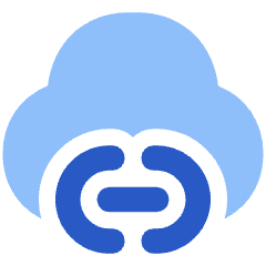 Insert Cloud Link Icon from Plump Flat Set