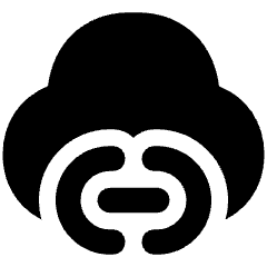 Insert Cloud Link Icon from Plump Solid Set