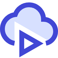 Insert Cloud Video Icon from Sharp Duo Set