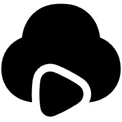 Insert Cloud Video Icon from Plump Solid Set