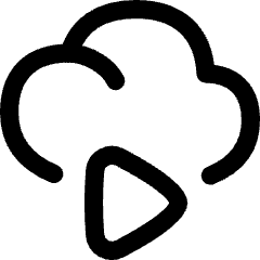 Insert Cloud Video Icon from Flex Line Set