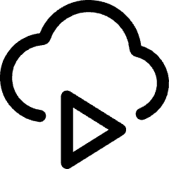 Insert Cloud Video Icon from Core Line Set