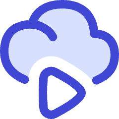Insert Cloud Video Icon from Flex Duo Set
