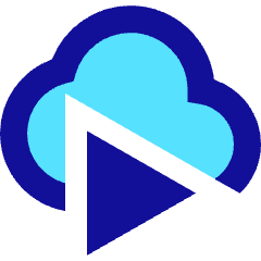 Insert Cloud Video Icon from Sharp Pop Set