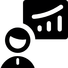 Workflow Coaching Chart 1 Icon from Ultimate Bold Set