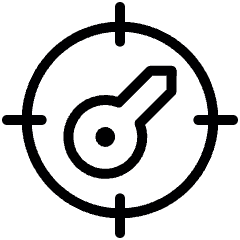 Workflow Coaching Key Target Icon from Ultimate Light Set