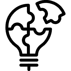 Workflow Coaching Puzzle Lightbulb Icon from Ultimate Light Set