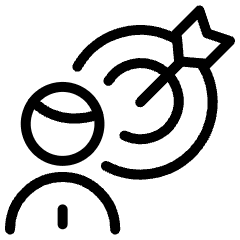 Workflow Coaching Target Arrow Icon from Ultimate Light Set