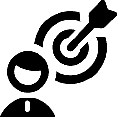 Workflow Coaching Target Arrow Icon from Ultimate Bold Set